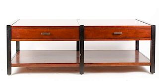 Mitchell Gold + Bob Williams 2 Drawer Low Table