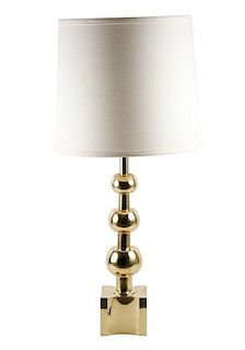 Tommi Parzinger for Stiffel Tall Brass Ball Lamp