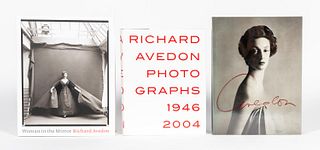THREE RICHARD AVEDON HARDCOVER PHOTOGRAPHY BOOKS