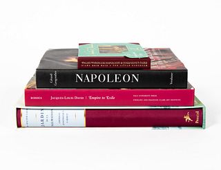 4 ART BOOKS ON NAPOLEON & JOSEPHINE, SIGNED COPY