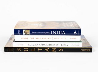 FOUR HARDCOVER ART BOOKS ON INDIA & PERSIA