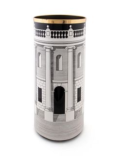 FORNASETTI "HOUSE WITH COLUMNS" UMBRELLA STAND
