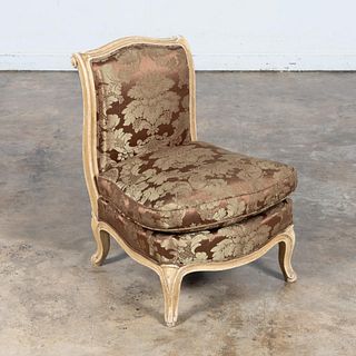 FRENCH LOUIS XV STYLE SLIPPER CHAIR