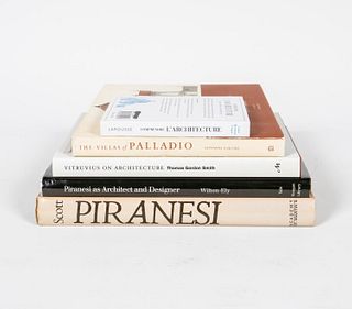 5 BOOKS ON ITALIAN ARCHITECTURE INCL. PIRANESI
