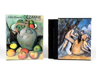 3 LARGE FORMAT HARDCOVER BOOKS ON CEZANNE, REWALD