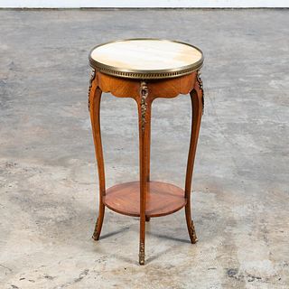 FRENCH LOUIS XV SMALL WALNUT SIDE TABLE