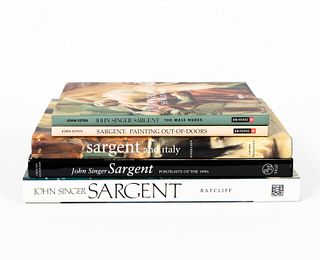 FIVE HARDCOVER ART BOOKS ON JOHN SINGER SARGENT