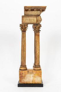 ALABASTER MODEL OF THE TEMPLE OF VESPASIAN
