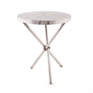 MICHELE DONER FOR CHRISTOFLE "RADIENT" SIDE TABLE