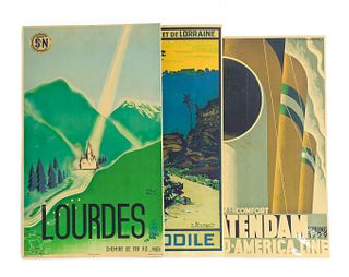 Group, 3 Vintage Travel Posters