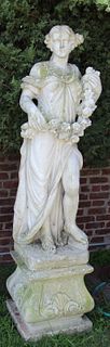 Antique Life Size Statue Of A Classical Roman