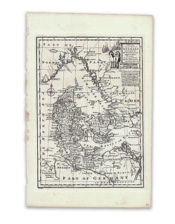 Bowen, Emanuel. A New and Accurate Map of Denmark