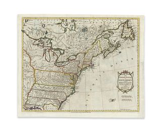 Kitchin, Thomas. Map of the United States in North America: with the British, French and Spanish Dominions adjoining...
