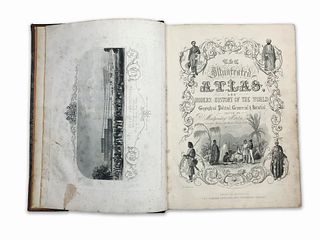 R. Montgomery Martin/The London Printing and Publishing Company/John Tallis and Company, London/ John Rapkin. The Illustrated Atlas, and Modern Histor