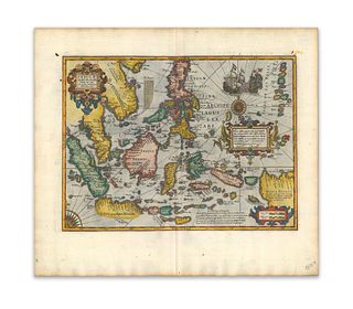 Mercator, Gerard; Hondius, Jodocus. Insulae Indiae Orientalis praecipuae in quibus Moluccae celeberrimae sunt