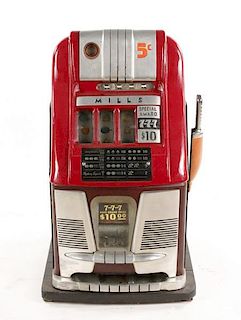 Mills Novelty Co 7-7-7 Hightop Slot Machine