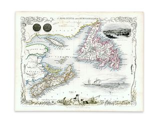 Tallis, John. Newfoundland & Nova Scotia