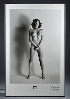 Helmut Newton exhibition poster, Big Nudes,