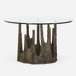 Paul Evans, Sculpted Bronze dining table