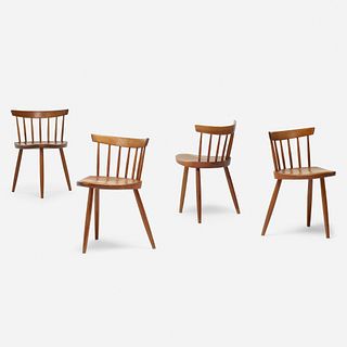 George Nakashima, Mira chairs, set of four