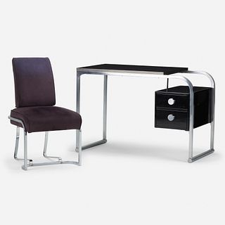 Gilbert Rohde, desk, model 53 and chair