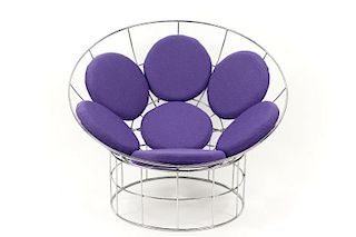 Verner Panton Peacock Lounge or Easy Chair