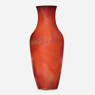 Chelsea Keramic Art Works, Large experimental oxblood vase