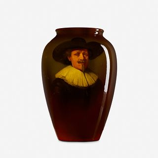 Sturgis Laurence for Rookwood Pottery, Standard Glaze portrait vase