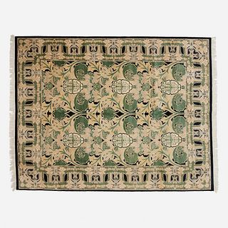In the manner of William Morris, medium pile rug