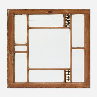 Frank Lloyd Wright, window from the Imperial Hotel, Tokyo