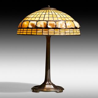 Tiffany Studios, Turtleback tile table lamp