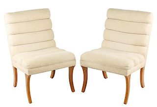 Pair of Baker Mid Century Modern Style Chairs