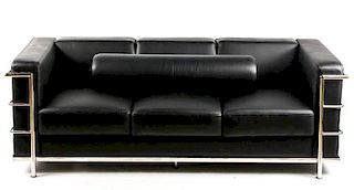 Mid Century Modern Le Corbusier Style Sofa
