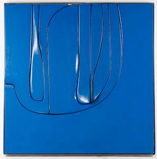 1970s Blue Sculptural Work, Sylvester Damianos
