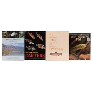 Peces en México y Estados Unidos. Fresh Water Fishes of México/ The Fishes of New Mexico/ North American Fish... Piezas: 4.