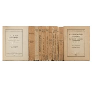 COLECCIÓN ARCHIVO HISTÓRICO DIPLOMÁTICO MEXICANO. México: Publicaciones de la Secretaría de Relaciones Exteriores, 1948, 1951, 1959.