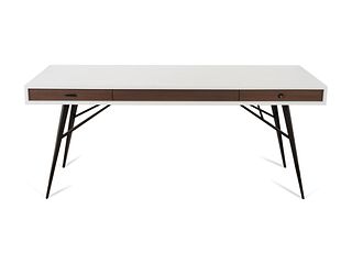 A Powell & BonnellLacquered Desk
Height 30 x width 72 x depth 30 inches.