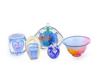 Five Modern Art Glass Articles