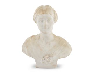 A. Muller
(Continental, 19th Century)
Bust of a Woman