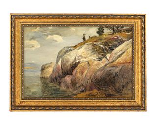 Albert Babb Insley
(American, 1842-1937)
Along the Maine Coast