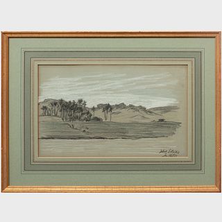 Elihu Vedder: (1836-1923) Seven Landscape Studies of the Middle East