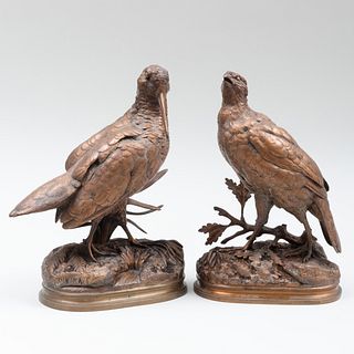 Alfred Dubucand (1828-1894):  Two Grouse