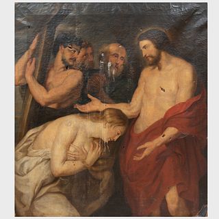 After Peter Paul Rubens (1577-1640): Christ and the Penitent Sinners