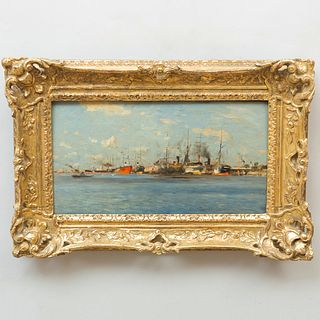 Wilhem Von Gegerfelt (1844-1920): Hamnen i Venedig