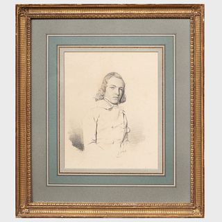 Louis Socrate Fouquet (1795-1831): Portrait of a Young Man