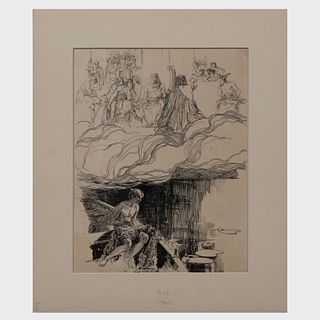 Carl Von Marr (1858-1936): Mythological Scene