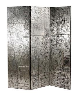 Aluminum 3 Panel Zodiac Screen, Arenson