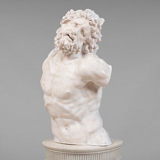 Plaster Bust and Torso of the LaocoÃ¶n