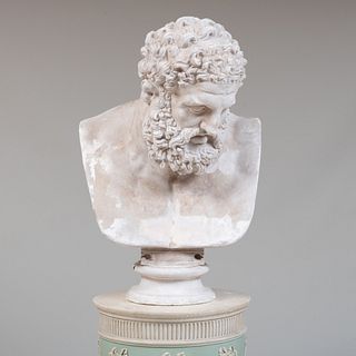 Plaster Bust of the Head of the Farnese Hercules