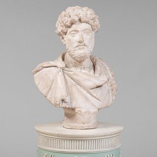 Plaster Bust of Emperor Marcus Aurelius